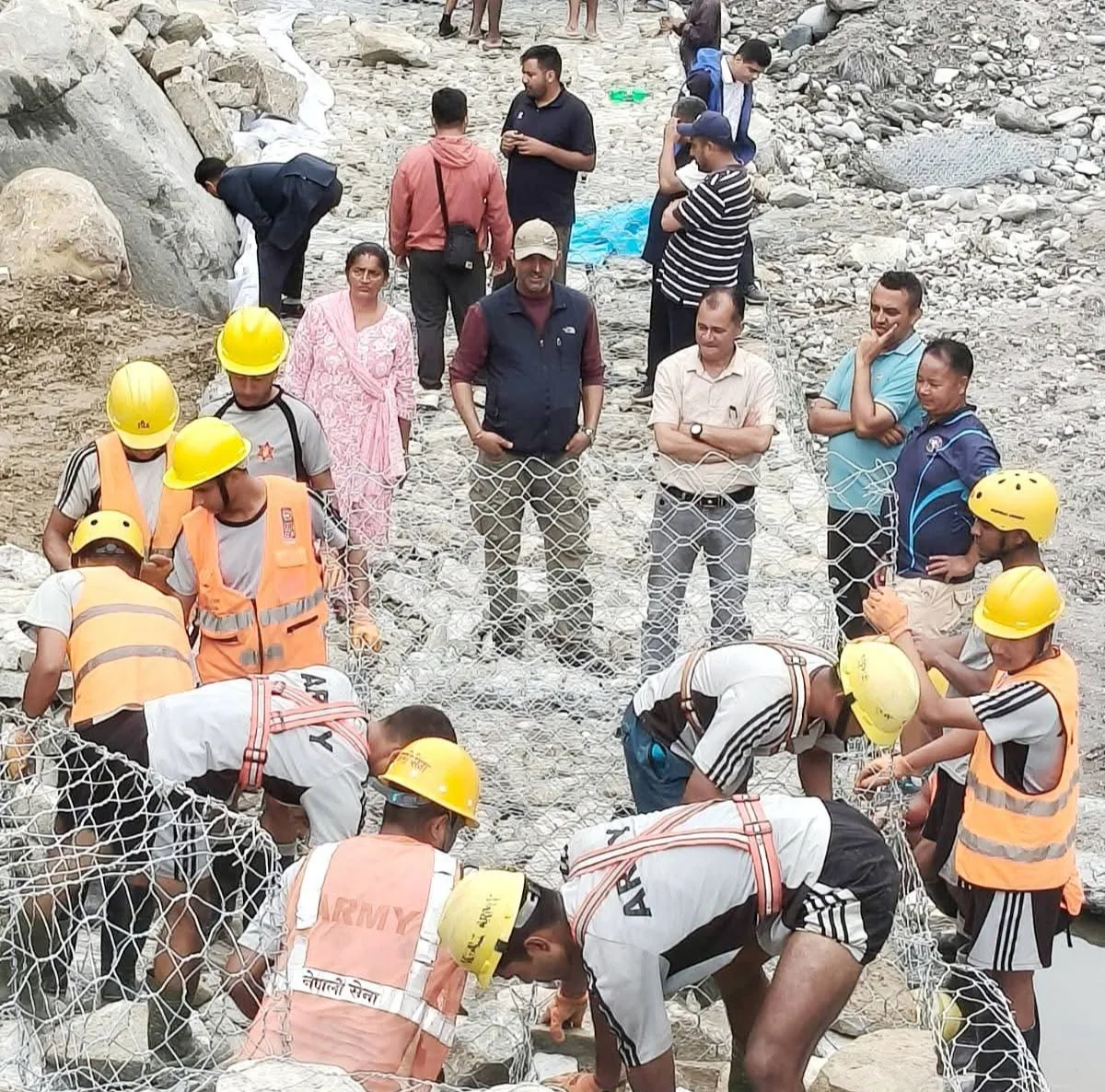 घान्द्रुक–छोम्रोङ–उल्लेरी सडक पुनर्निर्माण ७५ प्रतिशत काम सम्पन्न।