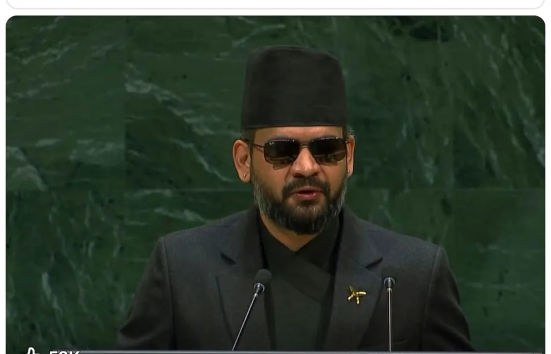 Pm Balen addressed to the UN general assembly
