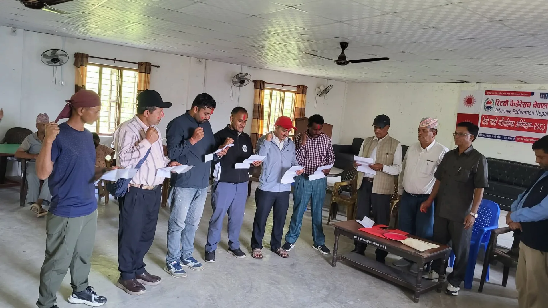 रिटर्नी फेडेरेसन मादी गाउँपालिकाको तेस्रो अधिवेशन सम्पन्न,