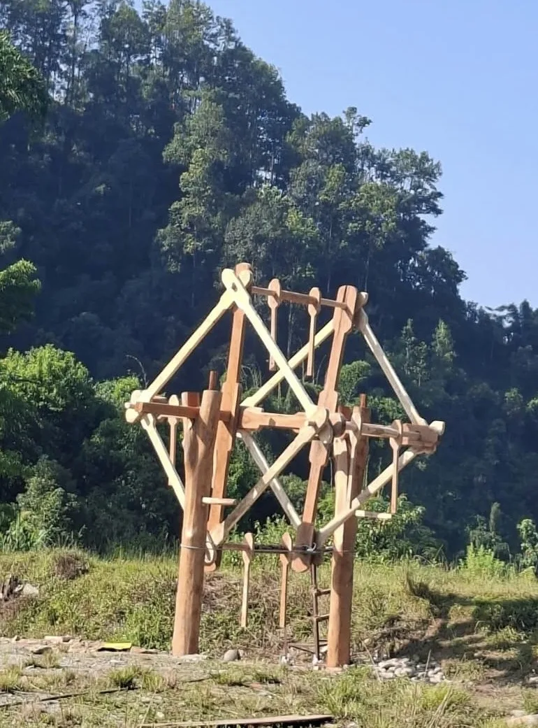 परम्परा र संस्कृति जगेर्नामा संगम युवा क्लब सक्रिय, रोटे पिङ निर्माण